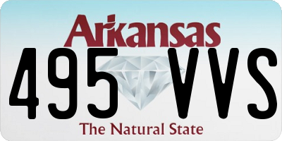 AR license plate 495VVS