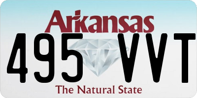 AR license plate 495VVT