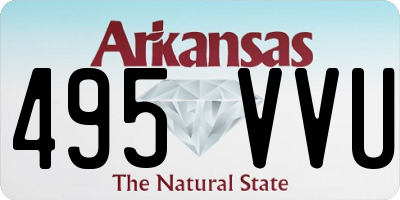 AR license plate 495VVU