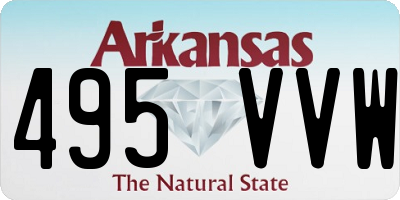 AR license plate 495VVW