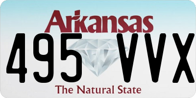 AR license plate 495VVX