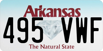 AR license plate 495VWF