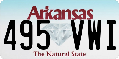 AR license plate 495VWI