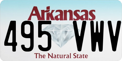 AR license plate 495VWV