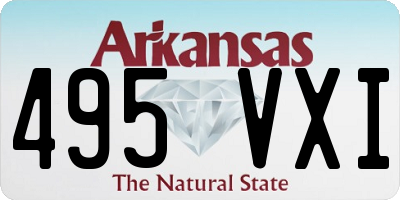 AR license plate 495VXI