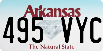 AR license plate 495VYC