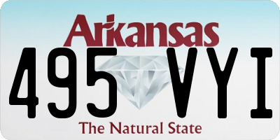 AR license plate 495VYI
