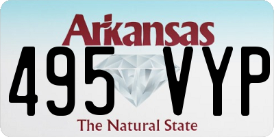 AR license plate 495VYP