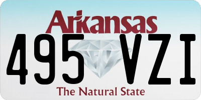 AR license plate 495VZI