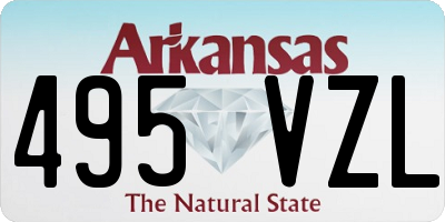 AR license plate 495VZL