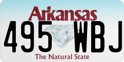 AR license plate 495WBJ