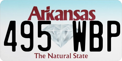 AR license plate 495WBP