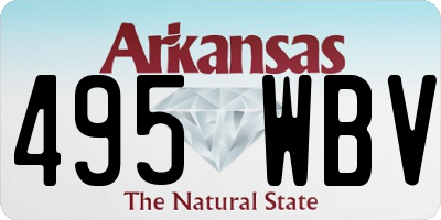 AR license plate 495WBV