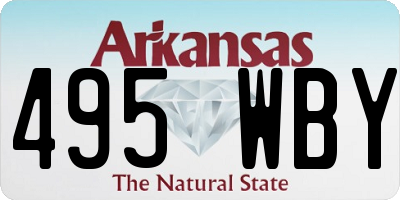 AR license plate 495WBY