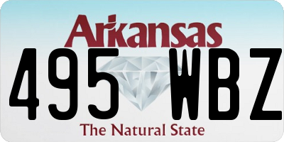 AR license plate 495WBZ