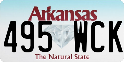 AR license plate 495WCK