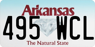 AR license plate 495WCL