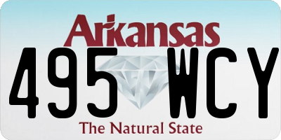 AR license plate 495WCY