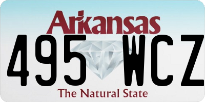 AR license plate 495WCZ