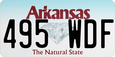 AR license plate 495WDF