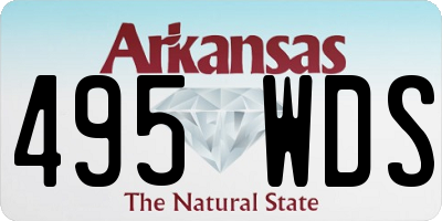 AR license plate 495WDS