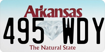 AR license plate 495WDY