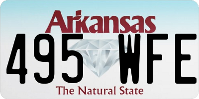 AR license plate 495WFE