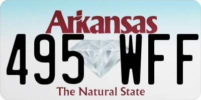 AR license plate 495WFF