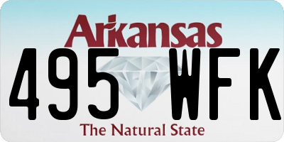 AR license plate 495WFK