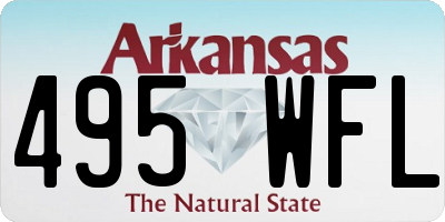 AR license plate 495WFL