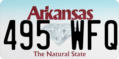 AR license plate 495WFQ
