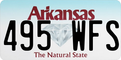 AR license plate 495WFS