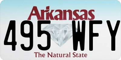 AR license plate 495WFY