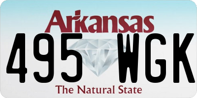 AR license plate 495WGK