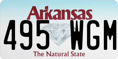 AR license plate 495WGM