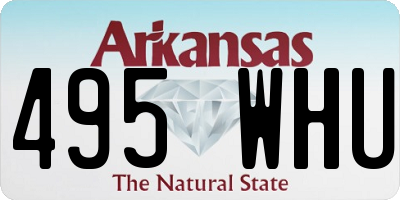 AR license plate 495WHU