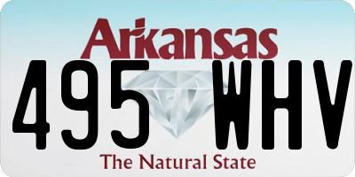 AR license plate 495WHV