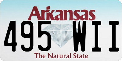 AR license plate 495WII