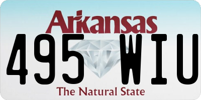 AR license plate 495WIU
