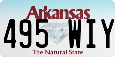 AR license plate 495WIY