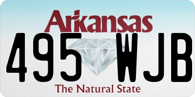 AR license plate 495WJB