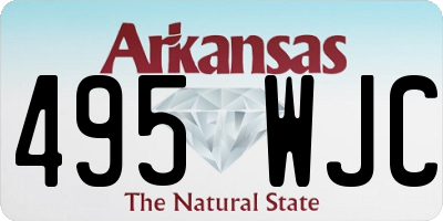 AR license plate 495WJC