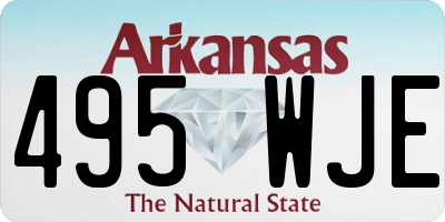AR license plate 495WJE