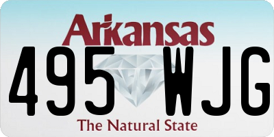 AR license plate 495WJG