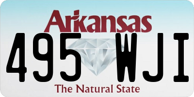 AR license plate 495WJI
