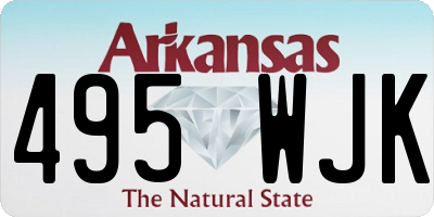 AR license plate 495WJK