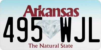 AR license plate 495WJL