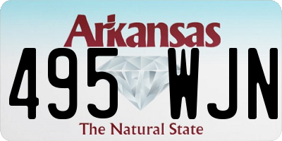 AR license plate 495WJN