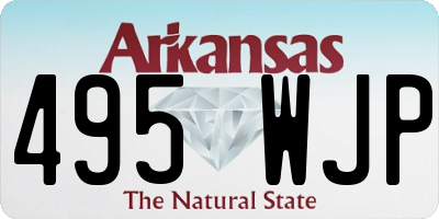 AR license plate 495WJP