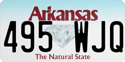 AR license plate 495WJQ